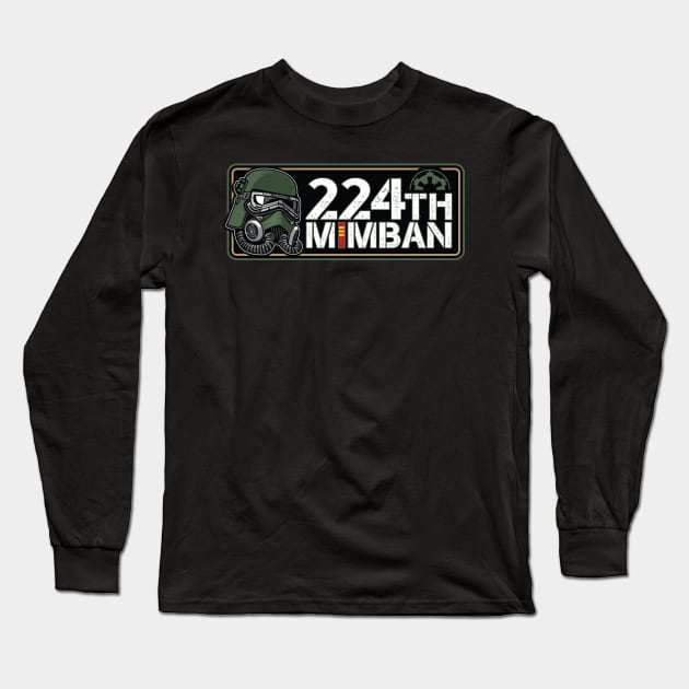 224th Mimban Cog Long Sleeve T-Shirt by Mudtrooper.co.uk